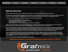 Tablet Screenshot of grafmix.pl